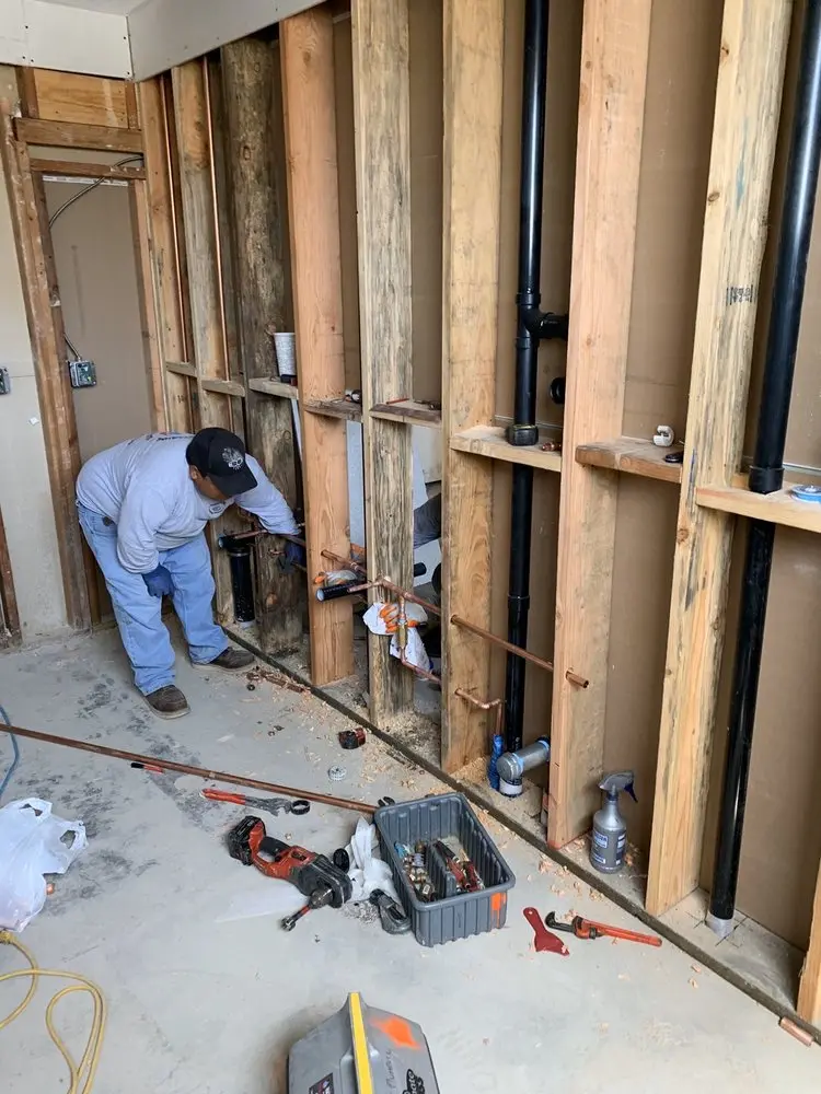 Commercial rough-in plumbing for Trenchless Sewer Repair in Montclair